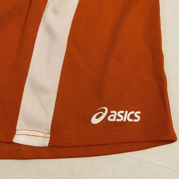 Asics Mens XL Medley Running Shorts‎ Orange White Drawstring Inner Liner NWT - Picture 3 of 9